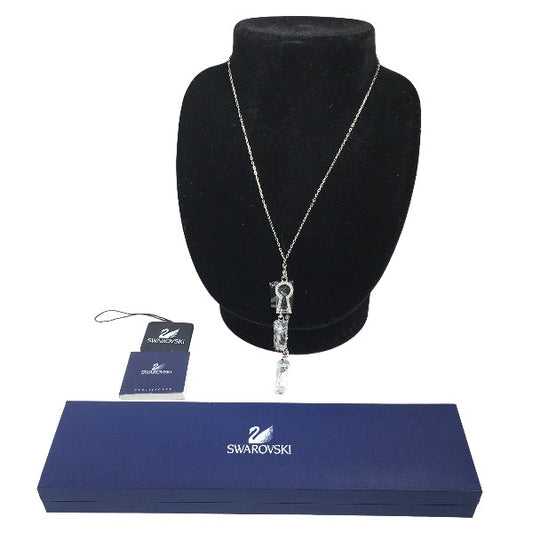 Swarovski Necklace
 Key necklace, key motif top, Not specified, Silver [SS]
 【second hand】 