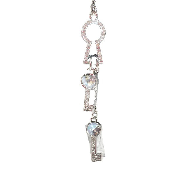 Swarovski Necklace
 Key necklace, key motif top, Not specified, Silver [SS]
 【second hand】 