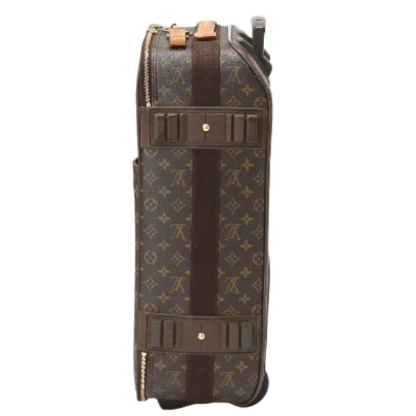 ルイヴィトン LOUIS VUITTON キャリーバッグ
 キャスター付き旅行かばん モノグラム ペガス55  モノグラムキャンバス M23294 ブラウン LV
 【SS】
 【中古】