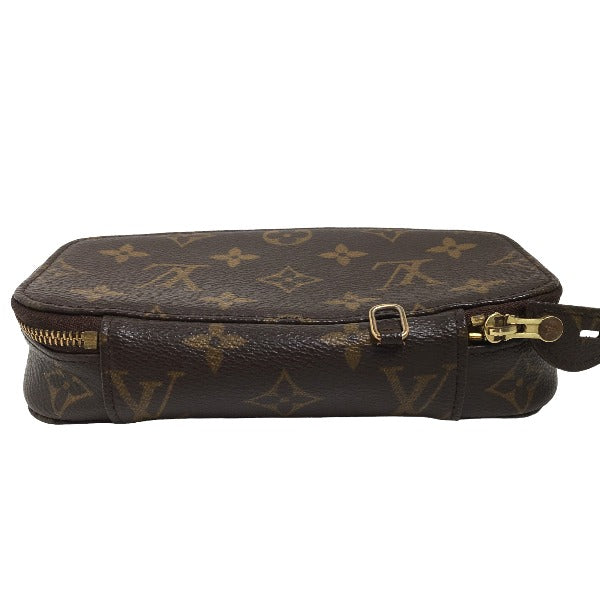 ルイヴィトン LOUIS VUITTON ポーチ
 ジュエリーボックス モノグラム ポッシュモンテカルロ モノグラムキャンバス M47352 ブラウン LV
 【SS】
 【中古】