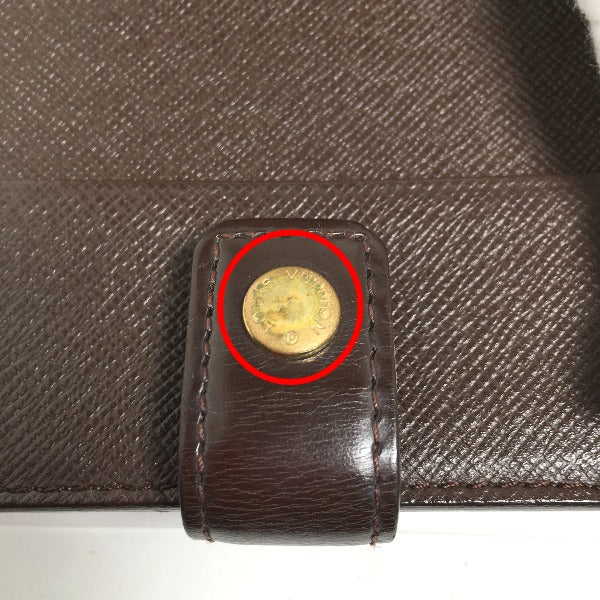 ルイヴィトン LOUIS VUITTON 二つ折り財布
 カード用ポケットファスナー付財布 ダミエ コンパクト・ジップ ダミエキャンバス N61668 ブラウン LV
 【SS】
 【中古】
