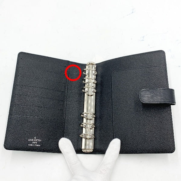 Louis Vuitton LOUIS VUITTON Notebook Cover
 Epi Agenda MM Diary Case, Epi Leather R20202 Noir LV
 [SS]
 
【second hand】 