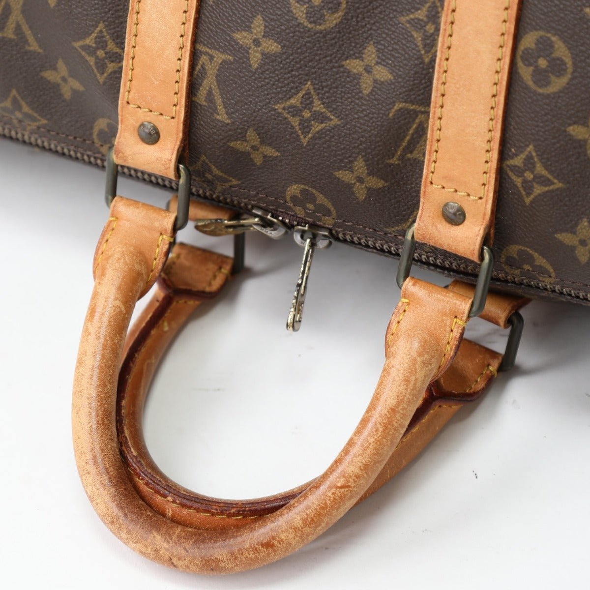 ルイヴィトン LOUIS VUITTON ボストンバッグ
 キーポル45 モノグラム 旅行バッグ モノグラムキャンバス M41428 ブラウン LV
 【SS】
 【中古】