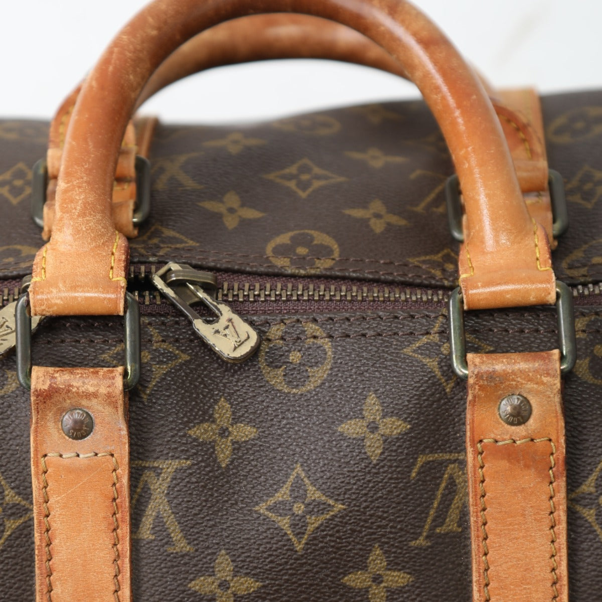 ルイヴィトン LOUIS VUITTON ボストンバッグ
 キーポル45 モノグラム 旅行バッグ モノグラムキャンバス M41428 ブラウン LV
 【SS】
 【中古】