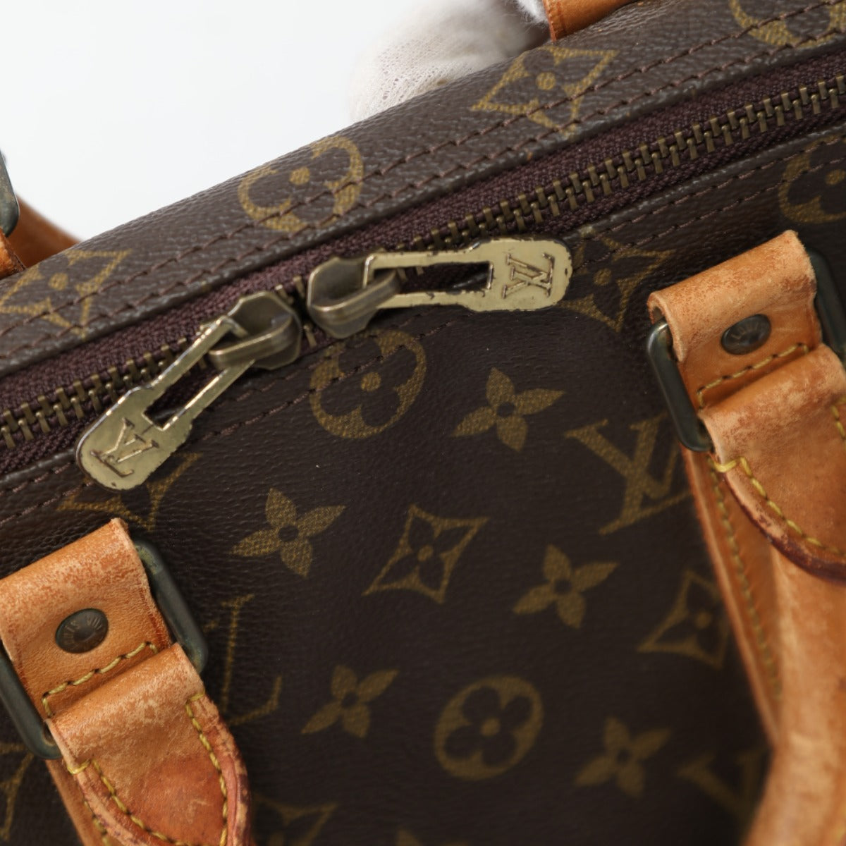 ルイヴィトン LOUIS VUITTON ボストンバッグ
 キーポル45 モノグラム 旅行バッグ モノグラムキャンバス M41428 ブラウン LV
 【SS】
 【中古】