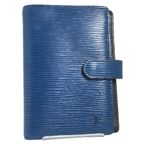 Louis Vuitton LOUIS VUITTON Notebook Cover
 Epi Agenda PM Notebook Cover, Epi Leather R20055, Toledo Blue, LV
 [SS]
 【second hand】 