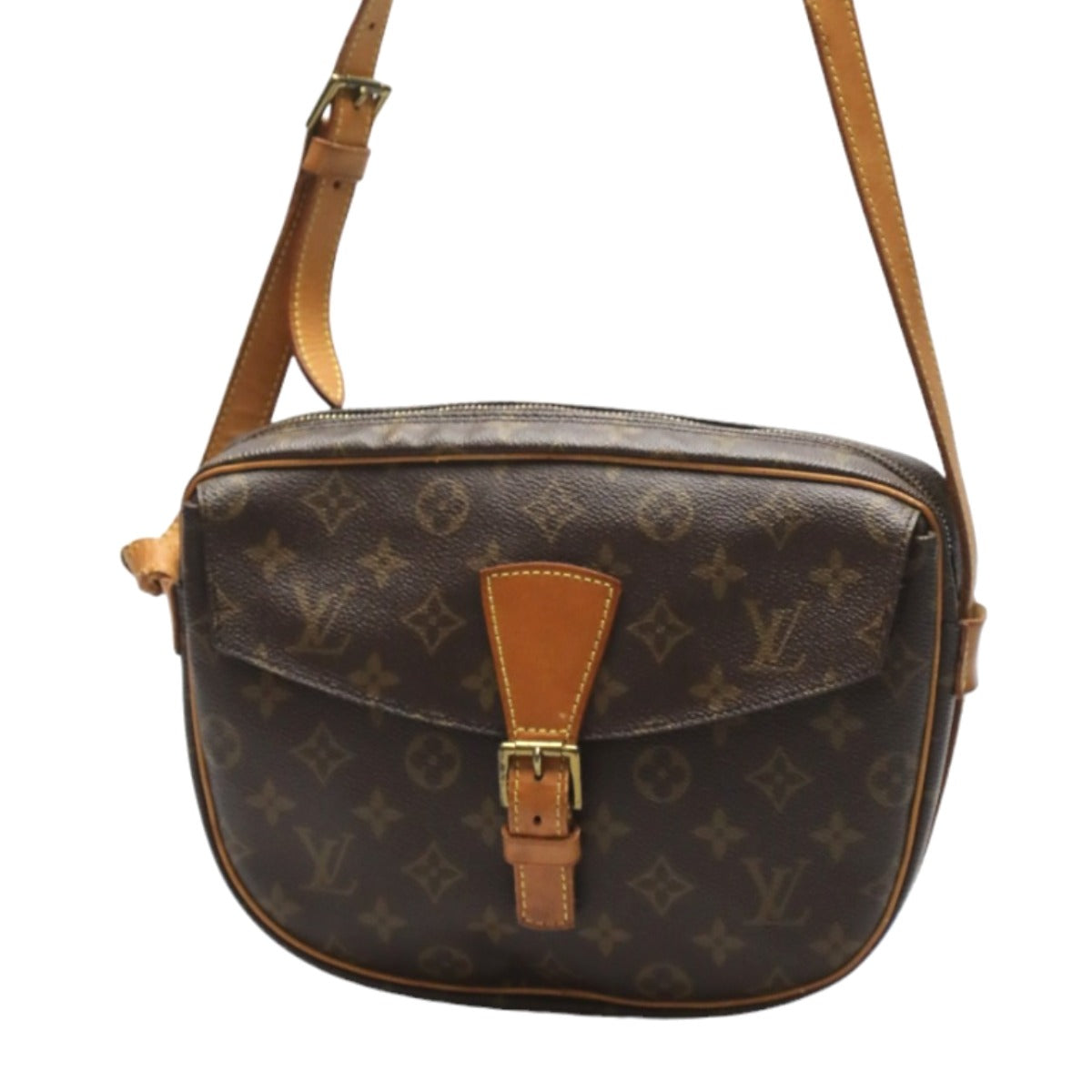 ルイヴィトン LOUIS VUITTON ショルダーバッグ
 ショルダーバッグ モノグラム ジュヌフィーユ モノグラムキャンバス M51227 ブラウン LV
 【SS】
 【中古】