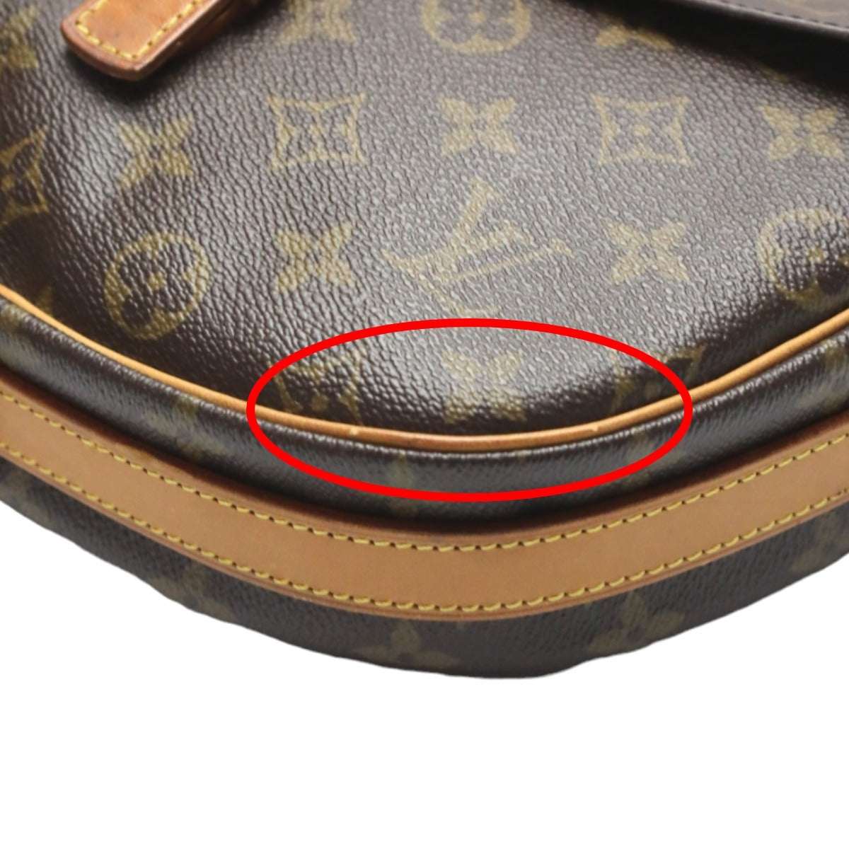 ルイヴィトン LOUIS VUITTON ショルダーバッグ
 ショルダーバッグ モノグラム ジュヌフィーユ モノグラムキャンバス M51227 ブラウン LV
 【SS】
 【中古】