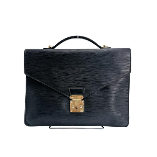 LOUIS VUITTON Business Bags
 
Business Bag Epi Porte-Document Bandouliere Epi Leather M54462 Noir LV
 [SS]
 【second hand】 