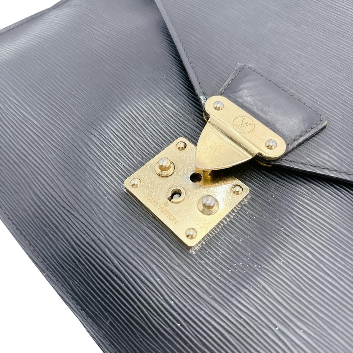 LOUIS VUITTON Business Bags
 
Business Bag Epi Porte-Document Bandouliere Epi Leather M54462 Noir LV
 [SS]
 【second hand】 