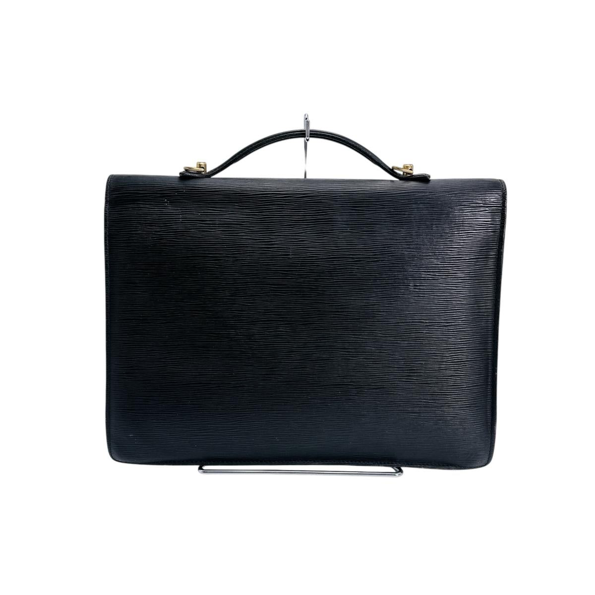 LOUIS VUITTON Business Bags
 
Business Bag Epi Porte-Document Bandouliere Epi Leather M54462 Noir LV
 [SS]
 【second hand】 