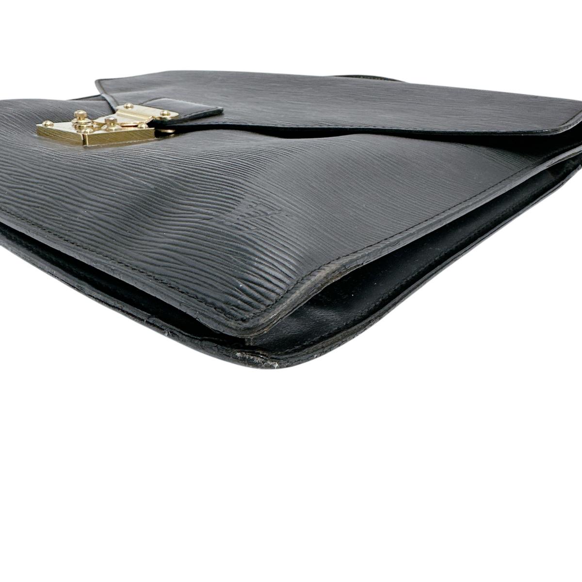 LOUIS VUITTON Business Bags
 
Business Bag Epi Porte-Document Bandouliere Epi Leather M54462 Noir LV
 [SS]
 【second hand】 