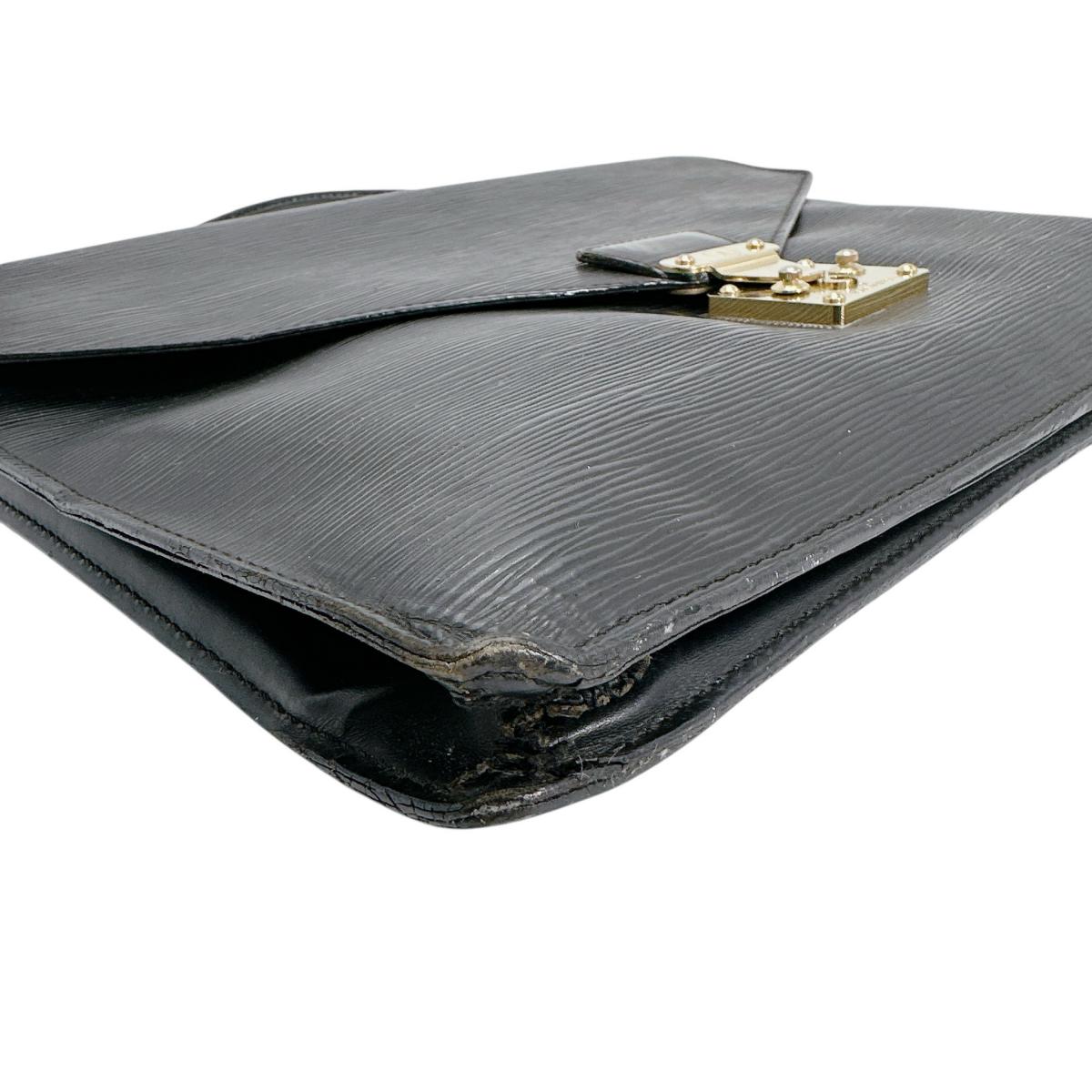 LOUIS VUITTON Business Bags
 
Business Bag Epi Porte-Document Bandouliere Epi Leather M54462 Noir LV
 [SS]
 【second hand】 