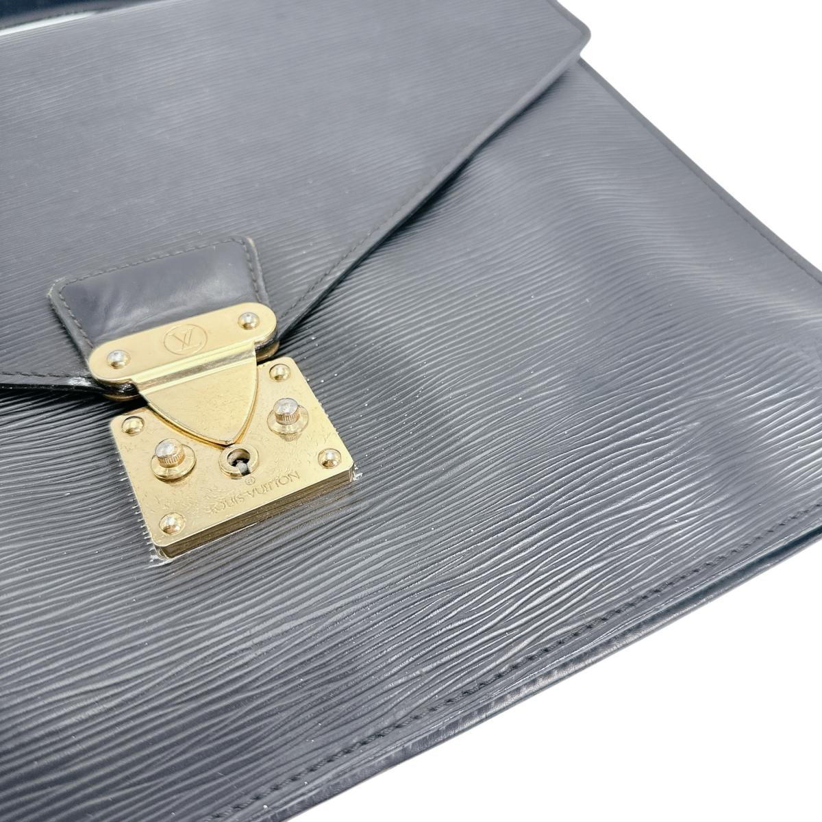 LOUIS VUITTON Business Bags
 
Business Bag Epi Porte-Document Bandouliere Epi Leather M54462 Noir LV
 [SS]
 【second hand】 