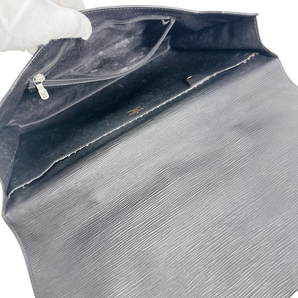 LOUIS VUITTON Business Bags
 
Business Bag Epi Porte-Document Bandouliere Epi Leather M54462 Noir LV
 [SS]
 【second hand】 