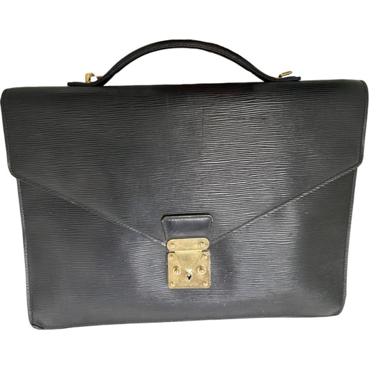 LOUIS VUITTON Business Bags
 
Business Bag Epi Porte-Document Bandouliere Epi Leather M54462 Noir LV
 [SS]
 【second hand】 