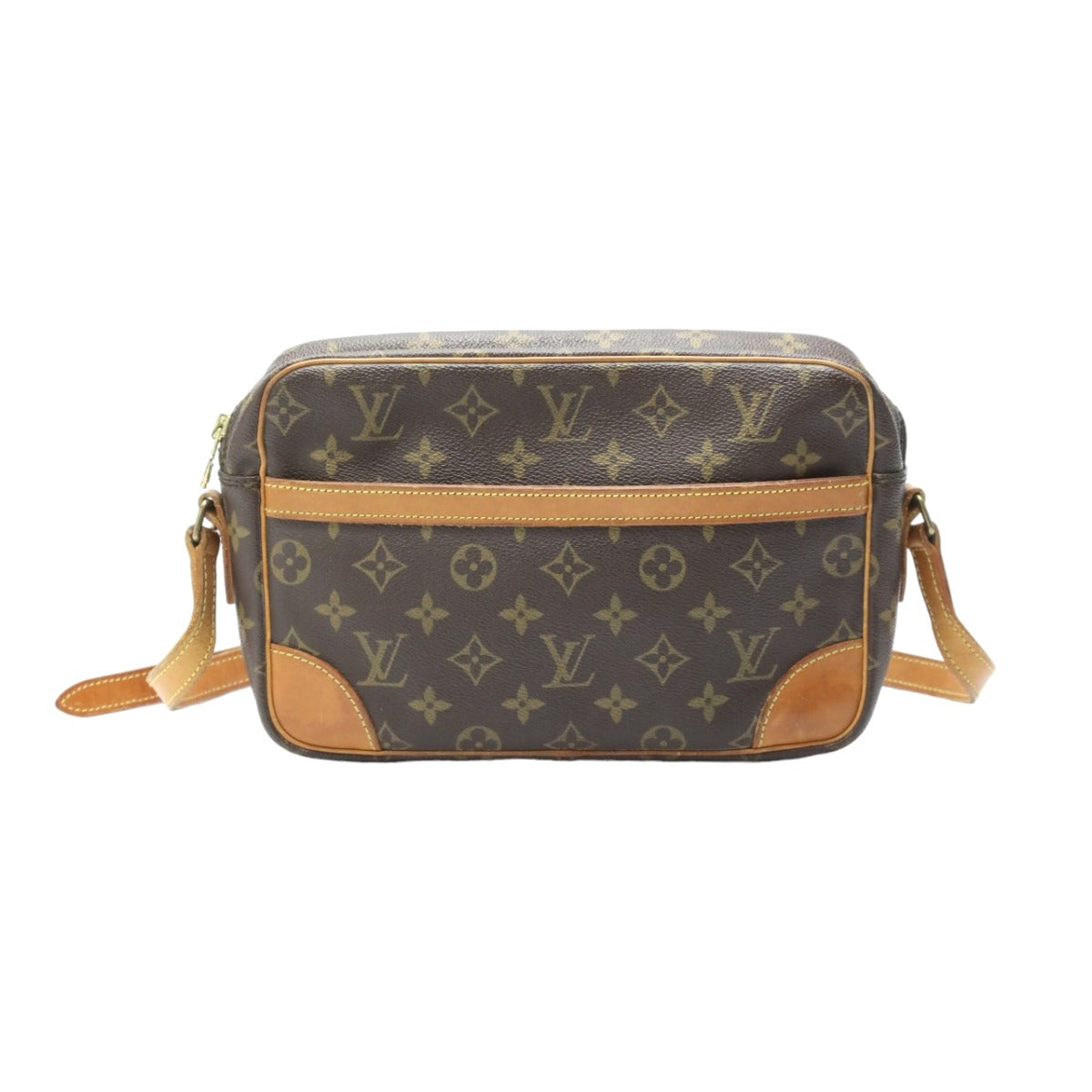 ルイヴィトン LOUIS VUITTON ショルダーバッグ
 トロカデロ27 モノグラム 斜め掛け モノグラムキャンバス M51274 ブラウン LV
 【SS】
 【中古】