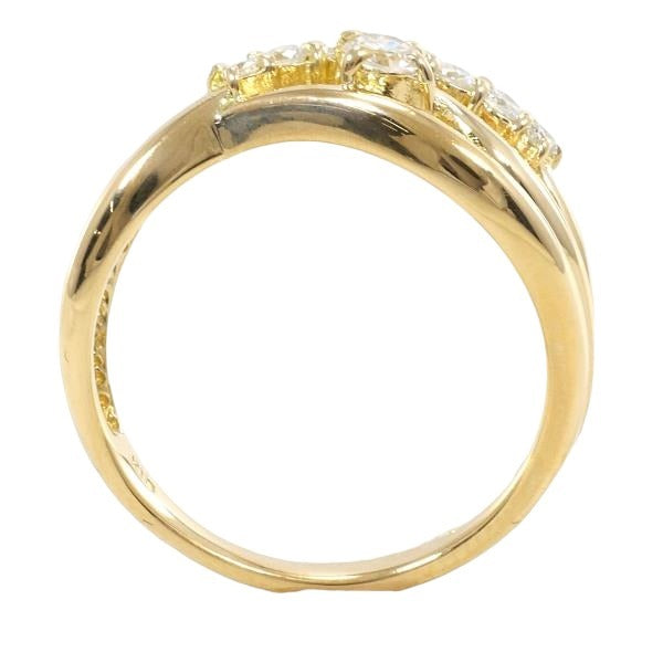 Rings
 Diamond size 11 K18 K18 yellow gold ring yellow gold [SS]
 【second hand】