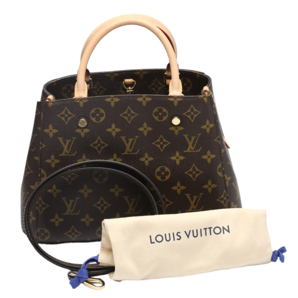 ルイヴィトン LOUIS VUITTON ショルダーバッグ
 モンテーニュBB モノグラム ハンドバッグ モノグラムキャンバス M41055 ブラウン LV
 【SS】
 【中古】