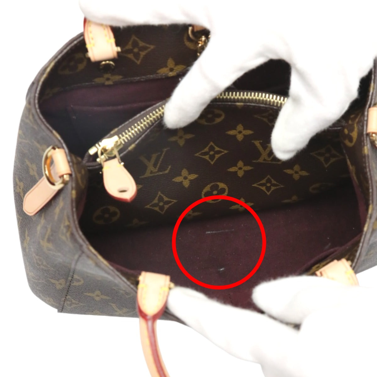 ルイヴィトン LOUIS VUITTON ショルダーバッグ
 モンテーニュBB モノグラム ハンドバッグ モノグラムキャンバス M41055 ブラウン LV
 【SS】
 【中古】