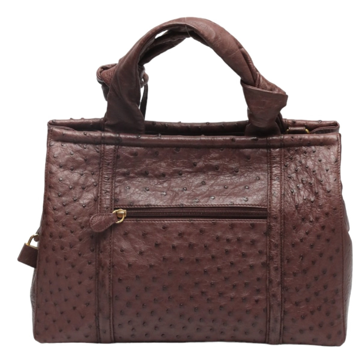 Ostrich handbag
 
Full Point Handbag Ostrich Bordeaux [SS]
 【second hand】 