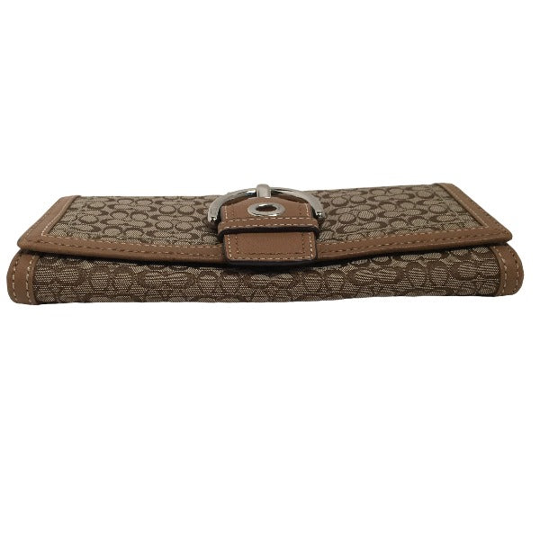 コーチ COACH 長財布
 長財布 シグネチャー キャンバス ブラウン 【SS】
 【中古】