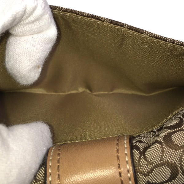 コーチ COACH 長財布
 長財布 シグネチャー キャンバス ブラウン 【SS】
 【中古】