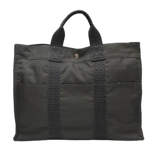 Hermes HERMES Tote Bag
 Tote Bag Air Line Canvas Tote MM Gray [SS]
 【second hand】