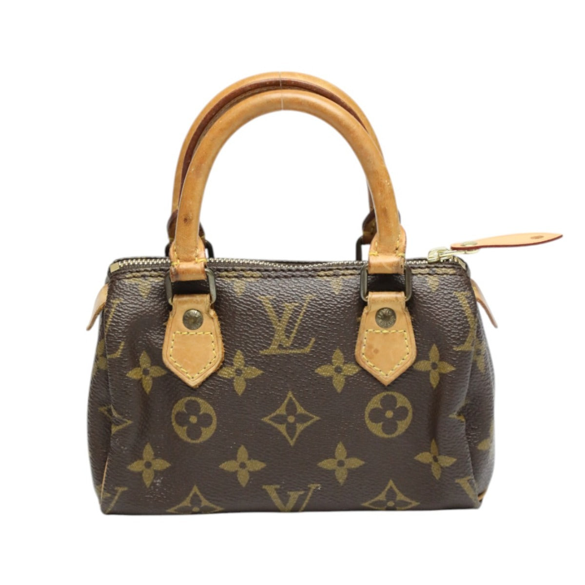 ルイヴィトン LOUIS VUITTON その他バッグ
 ミニバッグ モノグラム ミニスピーディ モノグラムキャンバス M41534 ブラウン LV
 【SS】
 【中古】