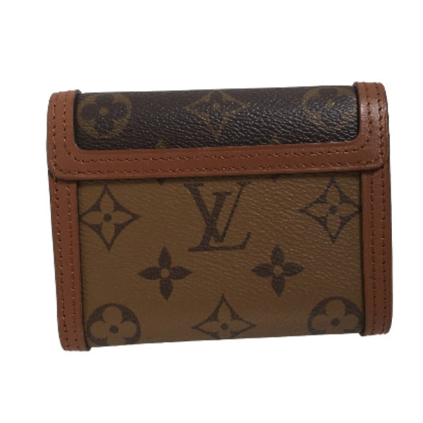 ルイヴィトン LOUIS VUITTON コインケース
 コインケース モノグラム ポルトフォイユ・ドーフィーヌ モノグラムキャンバス M68725 ブラウン LV
 【SS】
 【中古】