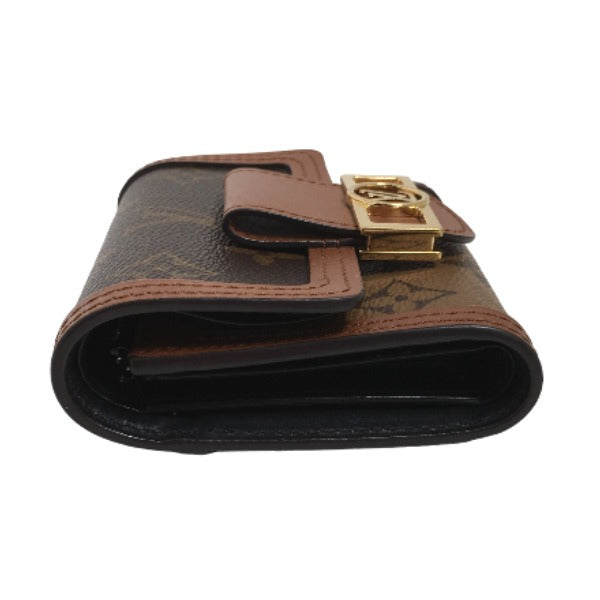 ルイヴィトン LOUIS VUITTON コインケース
 コインケース モノグラム ポルトフォイユ・ドーフィーヌ モノグラムキャンバス M68725 ブラウン LV
 【SS】
 【中古】