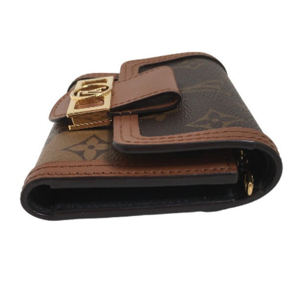 ルイヴィトン LOUIS VUITTON コインケース
 コインケース モノグラム ポルトフォイユ・ドーフィーヌ モノグラムキャンバス M68725 ブラウン LV
 【SS】
 【中古】