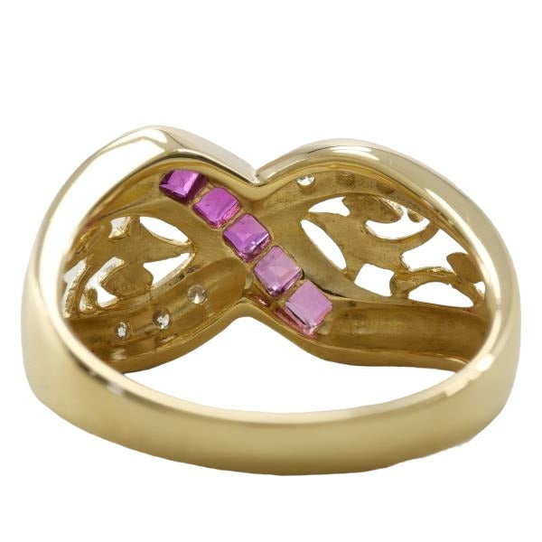 Rings
 Ring K18 Ruby K18 Yellow Gold Diamond Yellow Gold [SS]
 【second hand】 