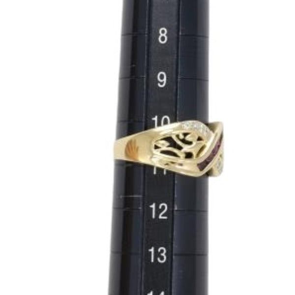 Rings
 Ring K18 Ruby K18 Yellow Gold Diamond Yellow Gold [SS]
 【second hand】 