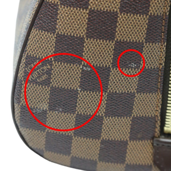 ルイヴィトン LOUIS VUITTON ハンドバッグ
 ハンドバッグ ダミエ リベラMM ダミエキャンバス N41434 ブラウン LV
 【SS】
 【中古】