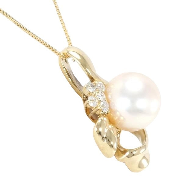 necklace
 
Diamond Pearl K18 K18 Yellow Gold Necklace Yellow Gold [SS]
 【second hand】 