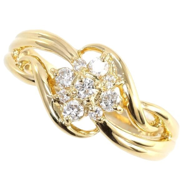 Rings
 Diamond size 11 K18 K18 yellow gold ring gold [SS]
 【second hand】 