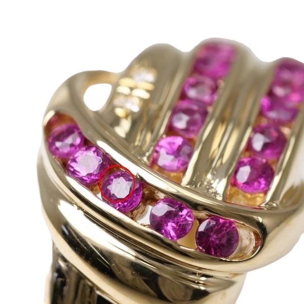 Rings
 Ruby K18 K18 Yellow Gold Ring Gold [SS]
 【second hand】 