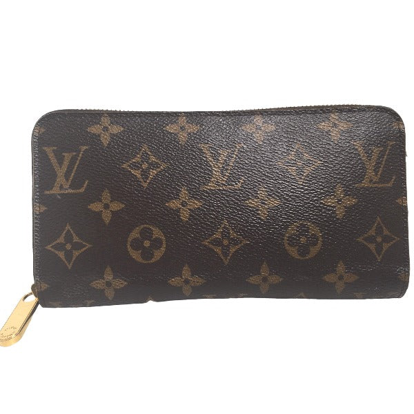 ルイヴィトン LOUIS VUITTON 長財布
 ラウンドファスナー モノグラム ジッピーウォレット モノグラムキャンバス M41895 フューシャ LV
 【SS】
 【中古】