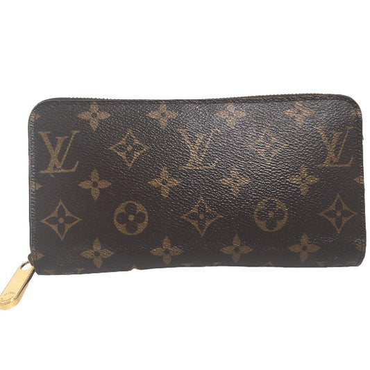 Louis Vuitton LOUIS VUITTON Long Wallet
 Round zipper Monogram Zippy Wallet Monogram Canvas M41895 Fuchsia LV
 [SS]
 【second hand】 