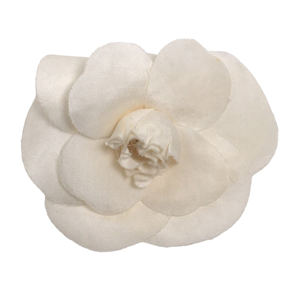 CHANEL Brooch
 Camellia corsage with box, white [SS]
 【second hand】 