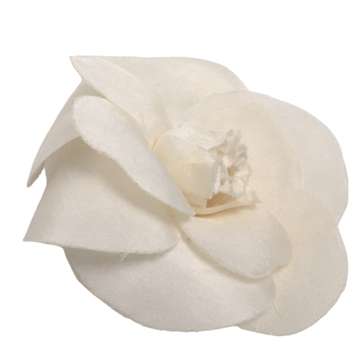 CHANEL Brooch
 Camellia corsage with box, white [SS]
 【second hand】 