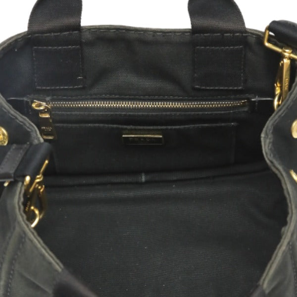 PRADA Tote Bag
 Tote Bag Canapa Mini Denim 1BG439 Black [SS]
 【second hand】