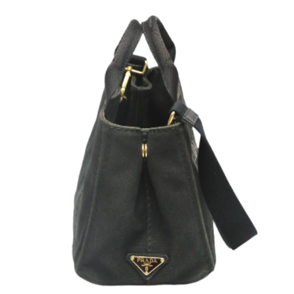 PRADA Tote Bag
 Tote Bag Canapa Mini Denim 1BG439 Black [SS]
 【second hand】