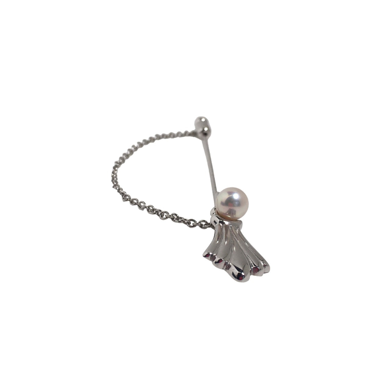 TASAKI Brooch
 Pin Brooch Tasaki Pearl SV Silver Silver [SS]
 【second hand】 