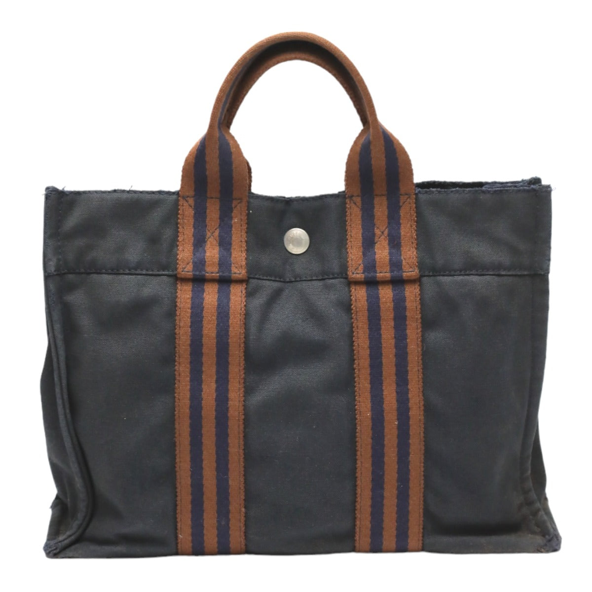 Hermes HERMES Tote Bag
 Mini Bag Fool To PM Canvas Navy [SS]
 【second hand】 