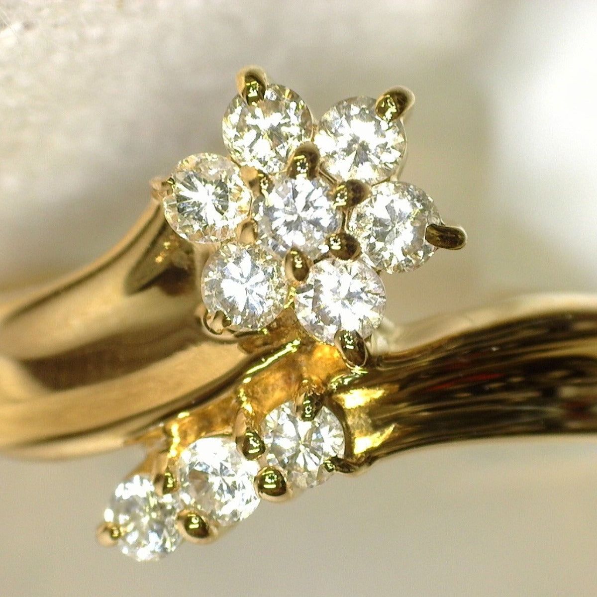 Rings
 Diamond size 11 K18 K18 yellow gold ring yellow gold [SS]
 【second hand】 