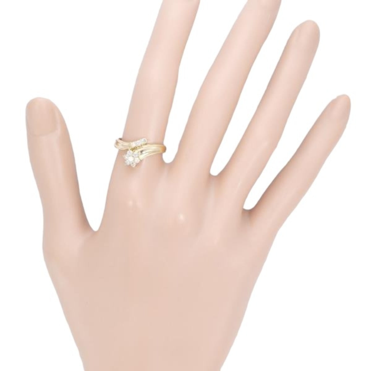 Rings
 Diamond size 11 K18 K18 yellow gold ring yellow gold [SS]
 【second hand】 