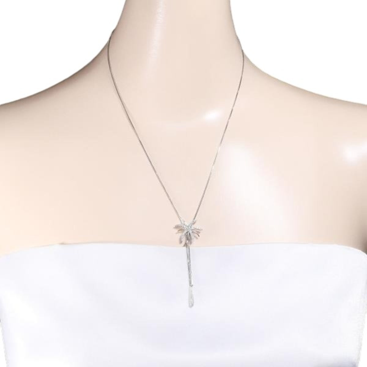 necklace
 Necklace Diamond K18WG K18 White Gold Necklace White Gold [SS]
 【second hand】 