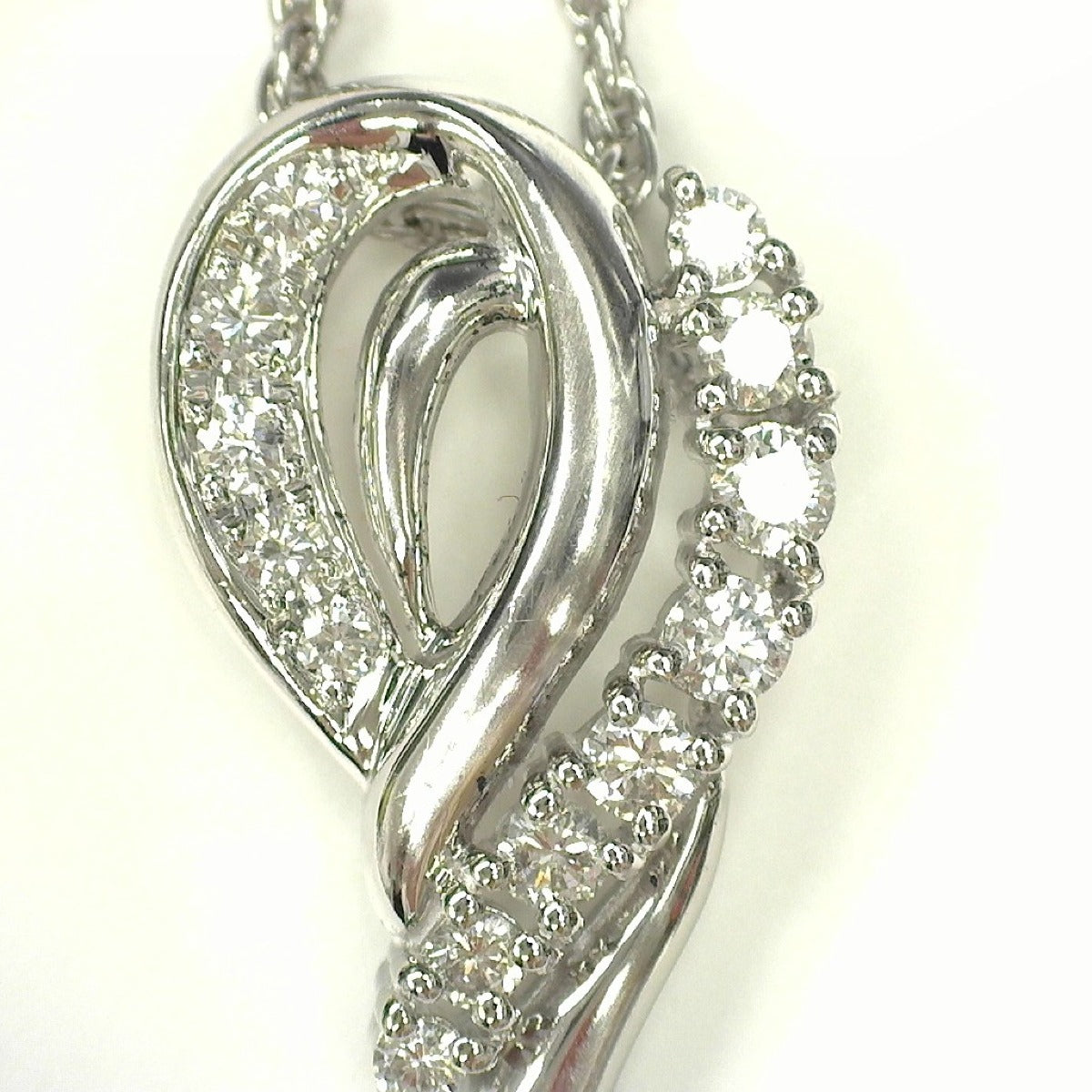 POLA Necklace
 Necklace Diamond Pt900 Pt900 Platinum Necklace Platinum [SS]
 【second hand】 